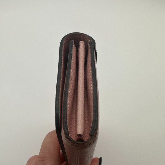 LOUIS VUITTON Epi Portefeuille Twist  Long Wallet Pink with LV Dustbag - Picture 7 of 8